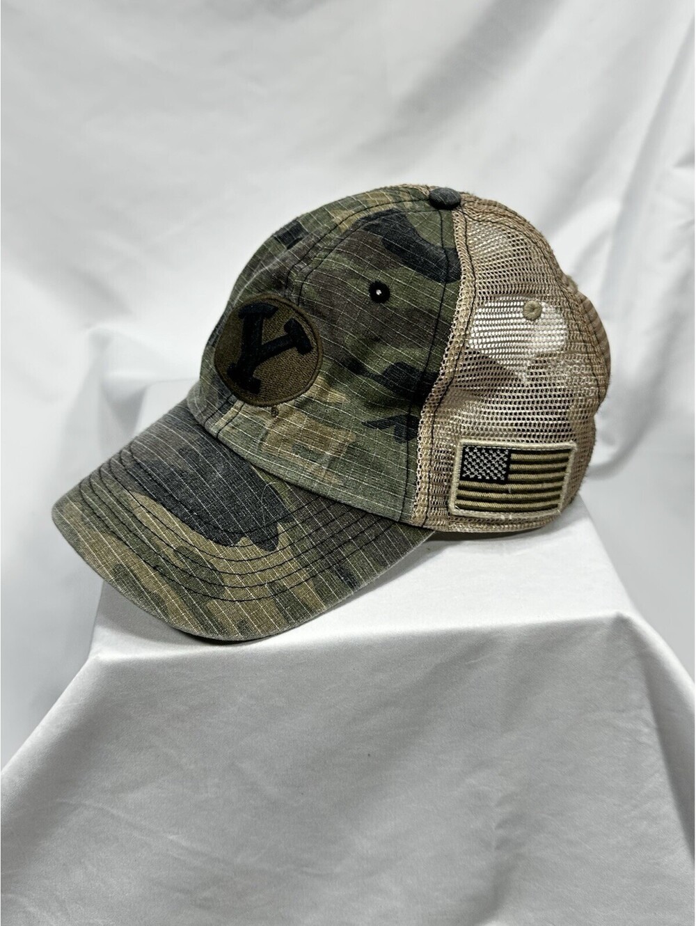 BYU Cougars Camo Trucker Hat Top of the World Mesh Snapback NCAA
